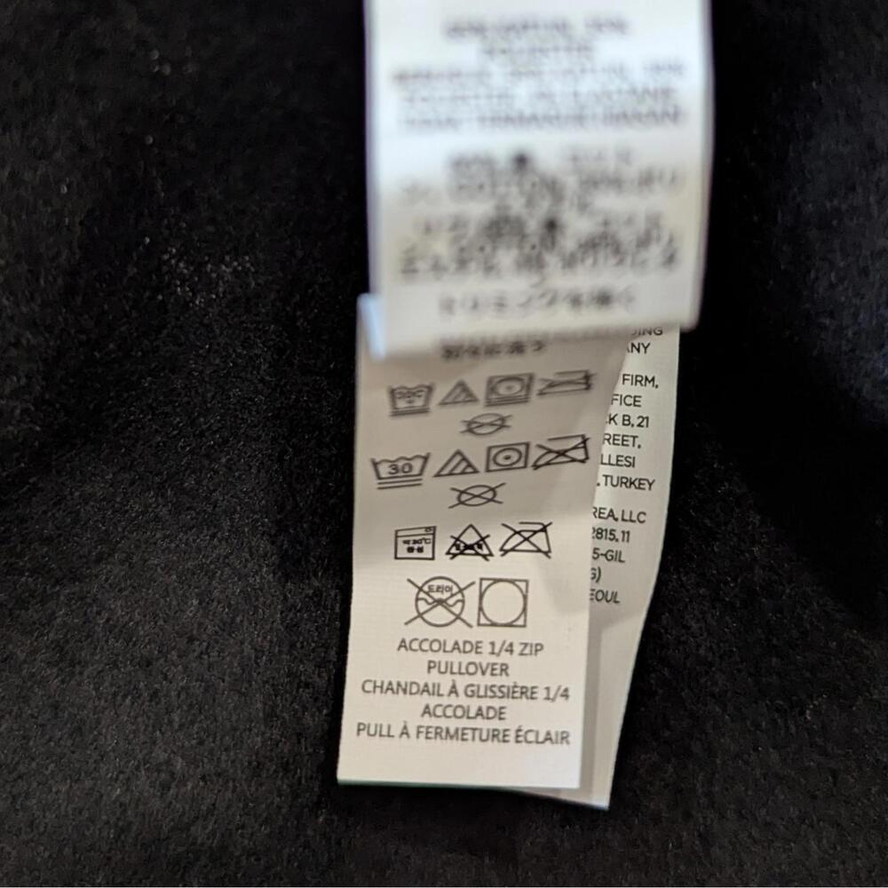 $148 Alo Yoga Accolade 1/4 Zip Pullover Black Size S NWOT Men’s Women's Unisex - Picture 8 of 11